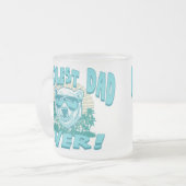 De oudste vader ter wereld matglas koffiemok (Voorkant links)