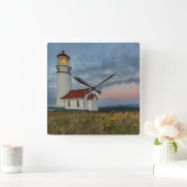 De oudste vuurtoren van Oregon in de staat Cape Bl Vierkante Klok (Huis)