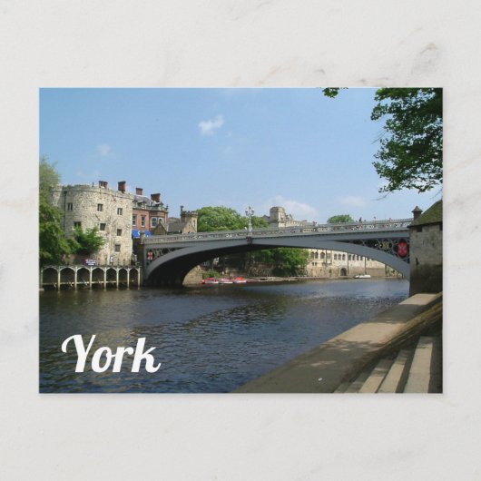 De Ouse, York Briefkaart (Voorkant)