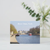 De Ouse, York Briefkaart (Staand voorkant)