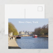 De Ouse, York Briefkaart (Voorkant / Achterkant)