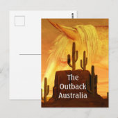 De Outback Australië Briefkaart (Voorkant / Achterkant)