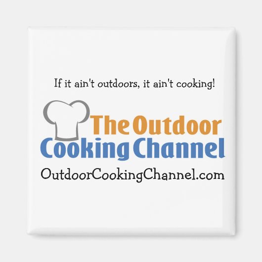 De Outdoor Cooking Channel Magnet (Voorkant)