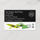 De Outdoor Supply Camping Store Visitekaartje (Voorkant)