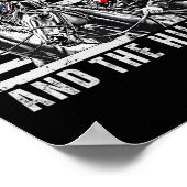 De outlaw en de Hillbilly Trump JD Vance zijn aan  Poster (Hoek)