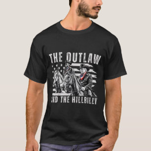 De outlaw en de Hillbilly Trump JD Vance zijn aan T-shirt