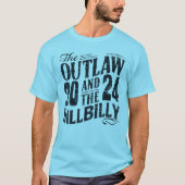 De Outlaw en de Hillbilly Trump Vance 2024 T-shirt (Voorkant)