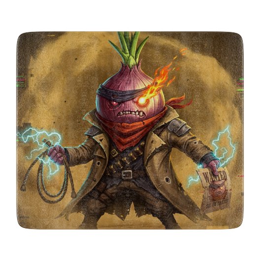De Outlaw Onion Snijplank (Voorkant)