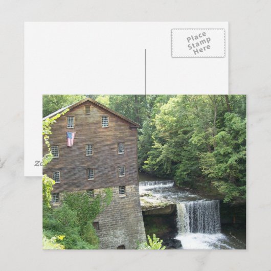 De ouwe Mill bij Lantermans Herfsten Briefkaart (Voorkant / Achterkant)