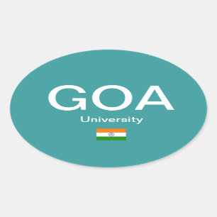 De Ovale Sticker van de euro-Stijl van University*