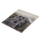 De overblijfselen van een Inca-paleis in Callo, Pe Tegeltje (Zijkant)