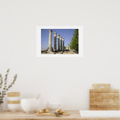 De overblijfselen van het oude Rome Poster (Keuken)