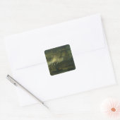 De overbrenging van de Ashes-boot van Napoleon Vierkante Sticker (Envelop)