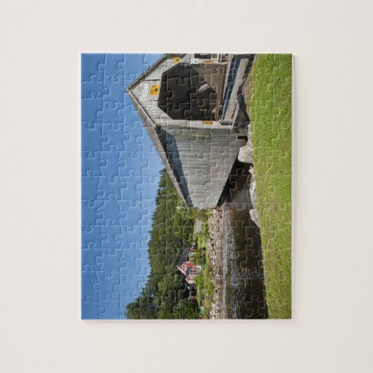 De overdekte brug van de Ierse rivier, St. Martins Legpuzzel (Verticaal)