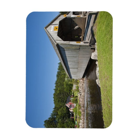 De overdekte brug van de Ierse rivier, St. Martins Magneet (Verticaal)