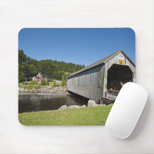 De overdekte brug van de Ierse rivier, St. Martins Muismat (Met muis)