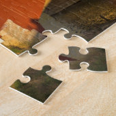 De overdekte brug van Medora gebouwd in 1875 Legpuzzel (Zijkant)