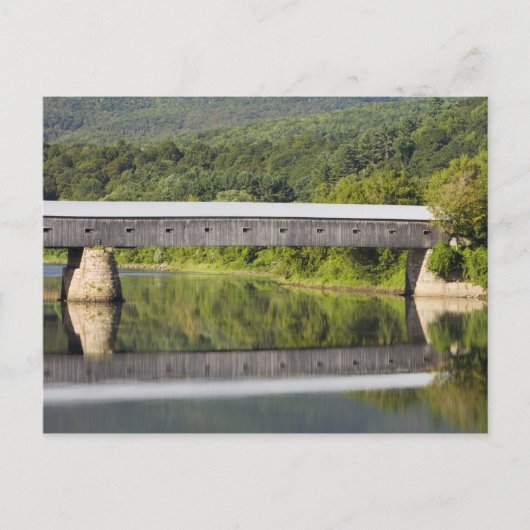 De overdekte brug van Windsor-Cornish overspant de Briefkaart (Voorkant)