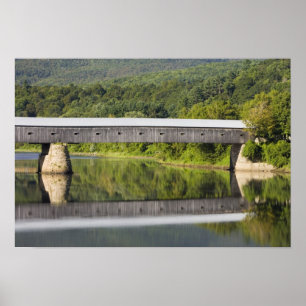 De overdekte brug van Windsor-Cornish overspant de Poster
