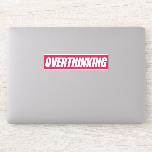 De overdenkende Sticker van het Citaat (Computer)