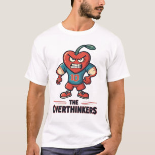 De Overdenkers Boze Kersen Mascotte Vintage Sport T-shirt