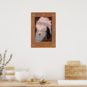 De overgang van Arthur naar Lundy, Isle of Avalon Poster (Keuken)