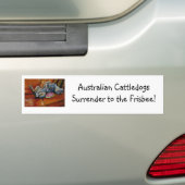 De overgave van ACD aan de frisbee Bumpersticker (Op auto)