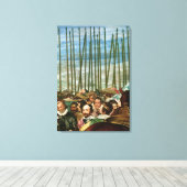 De overgave van Breda, details van soldaten Canvas Afdruk (Insitu (Houten vloer))