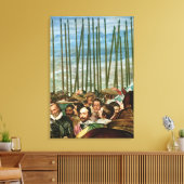 De overgave van Breda, details van soldaten Canvas Afdruk (Insitu (Woonkamer))