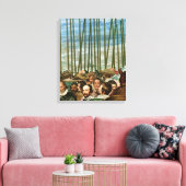 De overgave van Breda, details van soldaten Canvas Afdruk (Insitu (Woonkamer))