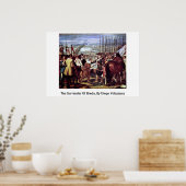 De overgave van Breda door Diego Velazquez Poster (Keuken)