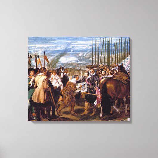 De Overgave van Breda, fijne kunst, Canvas Afdruk (Voorkant)