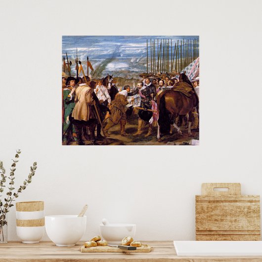 De Overgave van Breda, fijne kunst, Poster (Keuken)