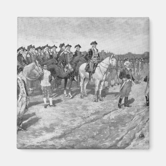 De overgave van Cornwallis in Yorktown Magneet (Voorkant)