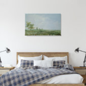 De overgave van Yorktown Canvas Afdruk (Insitu (Slaapkamer))