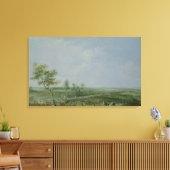 De overgave van Yorktown Canvas Afdruk (Insitu (Woonkamer))