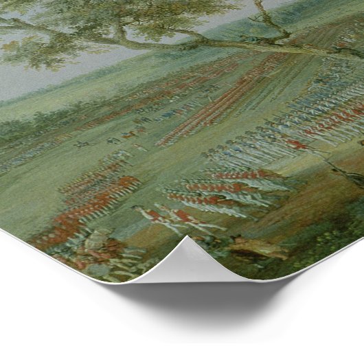 De overgave van Yorktown Poster (Hoek)