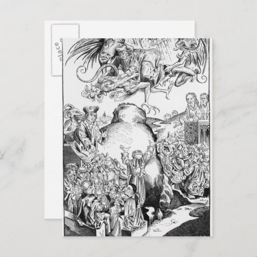 De overheid van Antichrist Briefkaart (Voorkant / Achterkant)