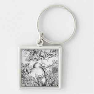 De overheid van Antichrist Sleutelhanger