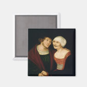 De overleden oude vrouw magneet (Voorkant / Achterkant)