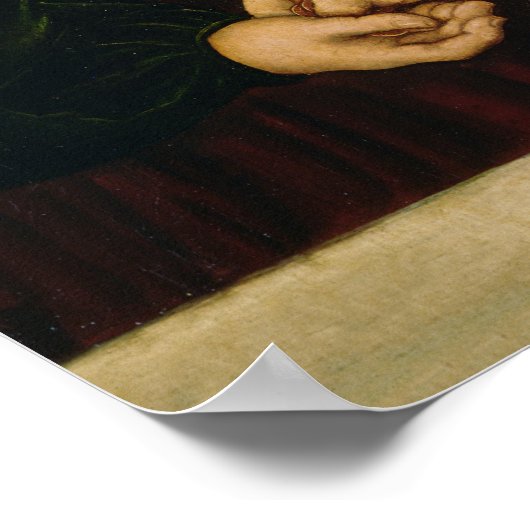 De overleden oude vrouw poster (Hoek)