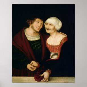 De overleden oude vrouw poster