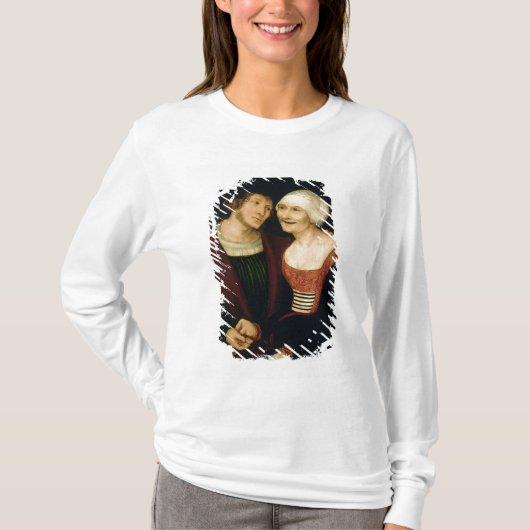 De overleden oude vrouw t-shirt (Voorkant)