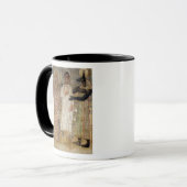 De overledene en zijn moeder beschermd door Anubis Mok (Voorkant links)