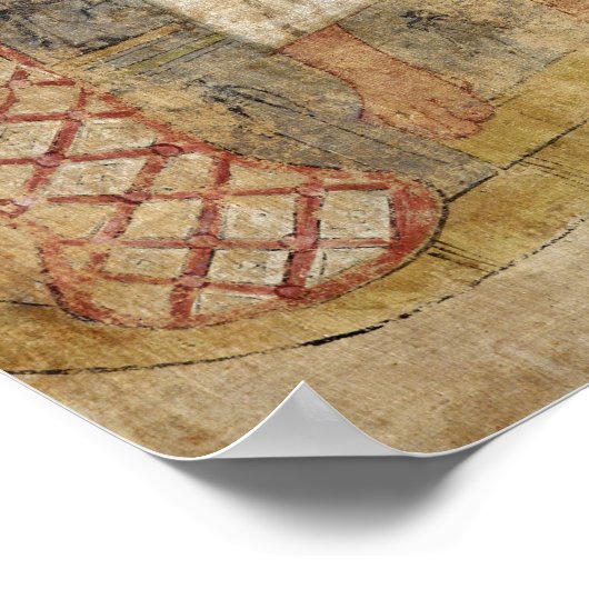 De overledene en zijn moeder beschermd door Anubis Poster (Hoek)