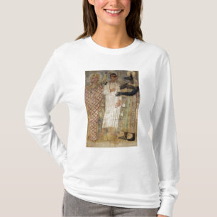 De overledene en zijn moeder beschermd door Anubis T-shirt