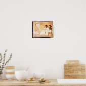 De overledene en zijn vrouw poster (Keuken)