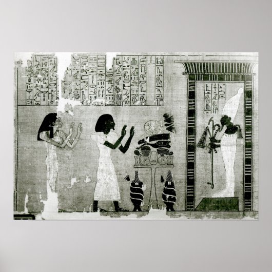 De overledene vergezeld door zijn zus poster (Voorkant)