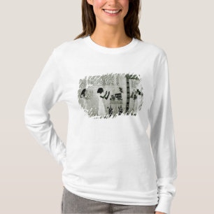 De overledene vergezeld door zijn zus t-shirt