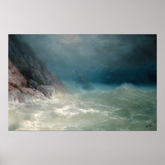 De overlevende Ivan Konstantinovich Aivazovsky Poster (Voorkant)